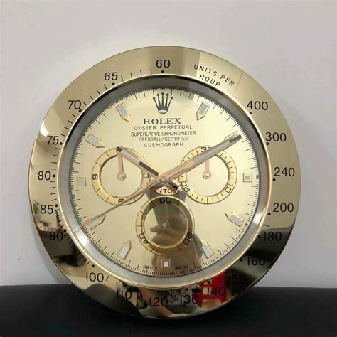 rolex wall clock replica india|rolex clocks for sale.